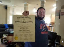 Keenan Finally Got The Certificate He Worked So Hard For